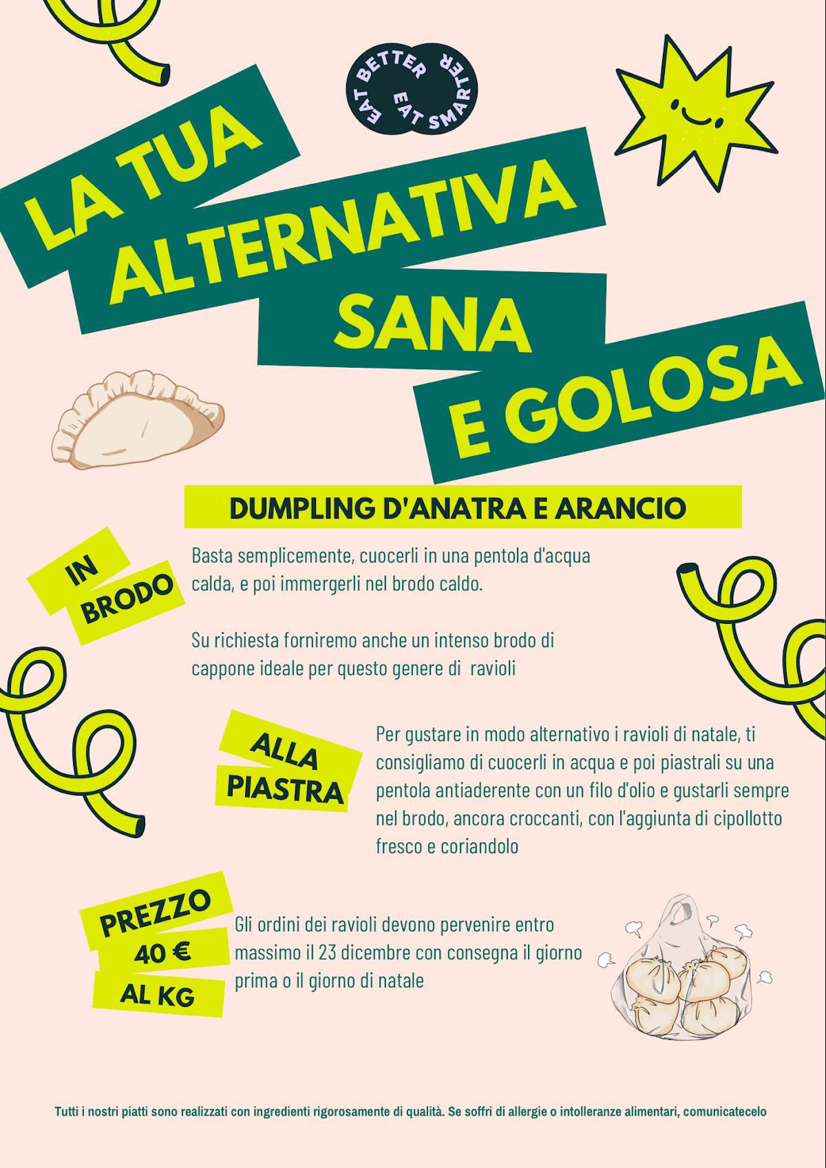 Menu di HandMade Fregene 