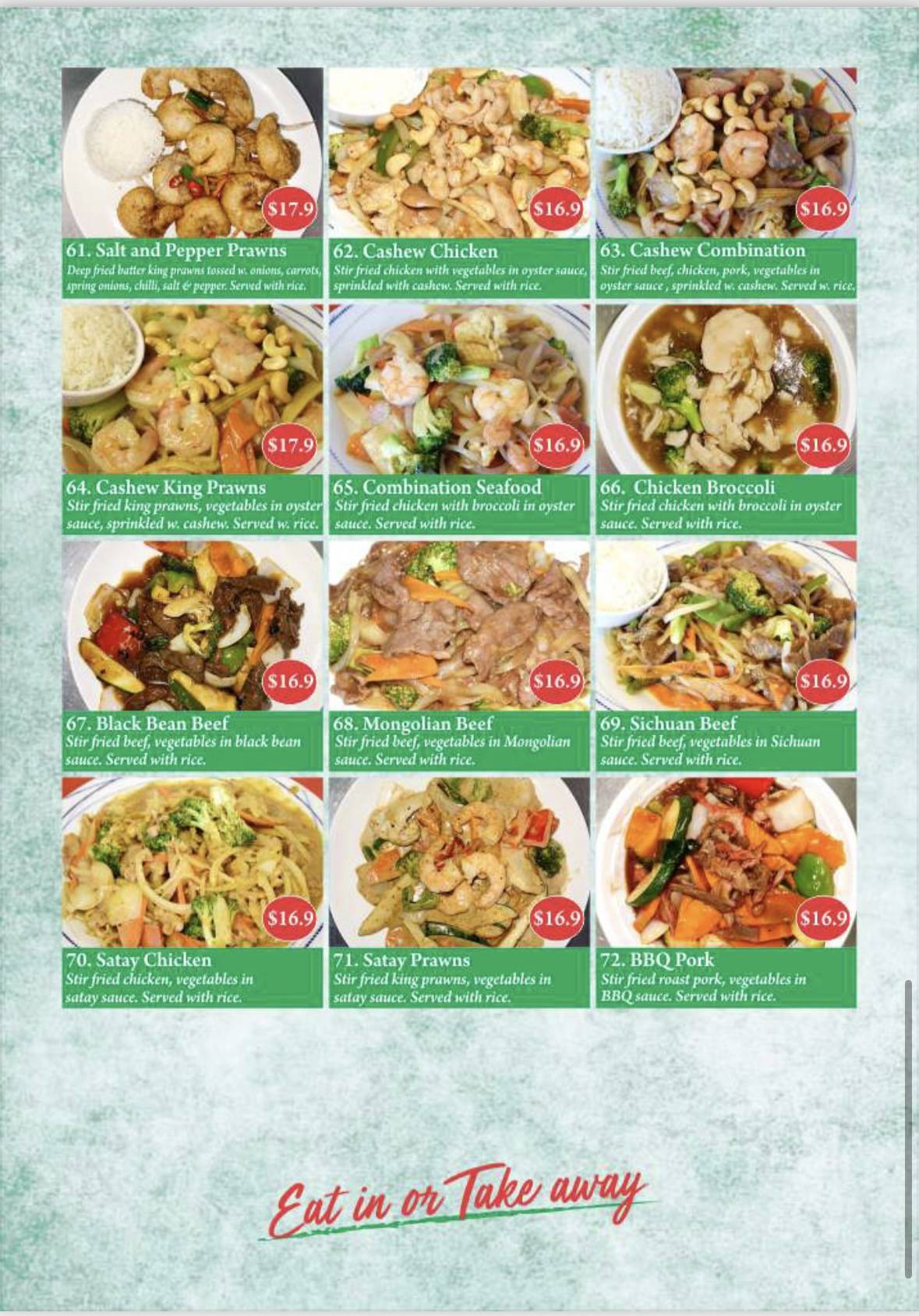Menu at Healthy Noodle Kingaroy fast food, Kingaroy
