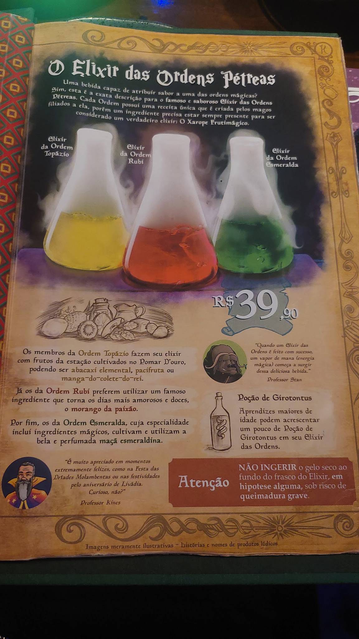 Hector Pizzaria Temática cardápio