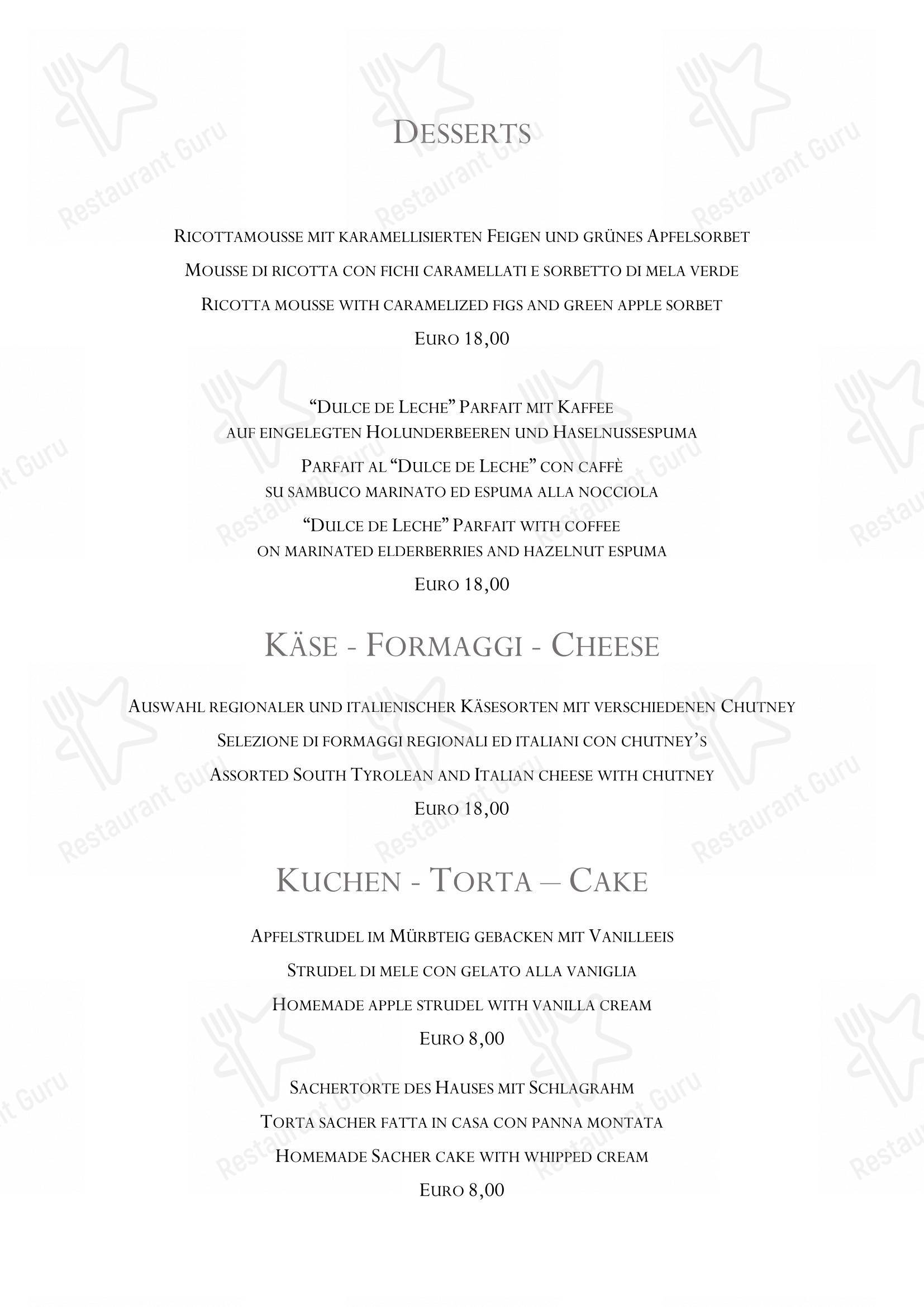 菜单 per Hotel & Restaurant Elephant ristorante