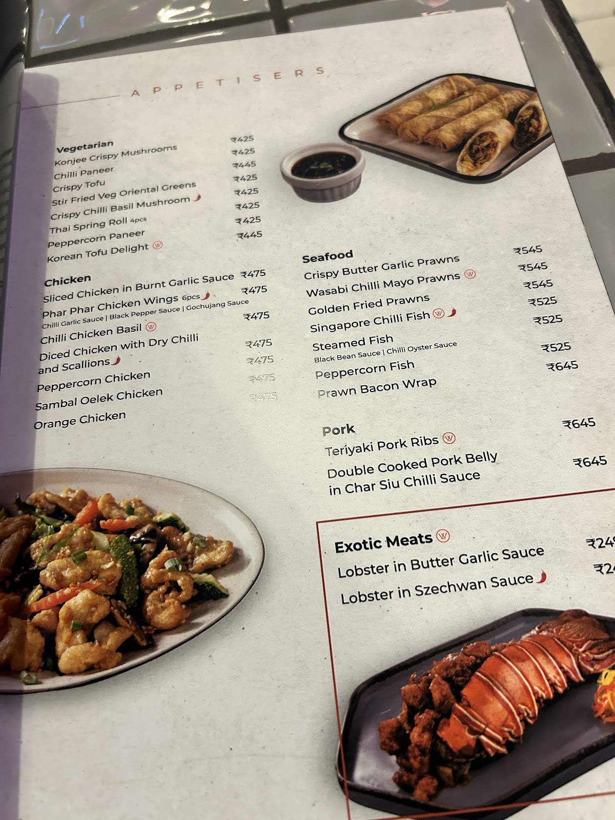 House of Wok, Mohali menu