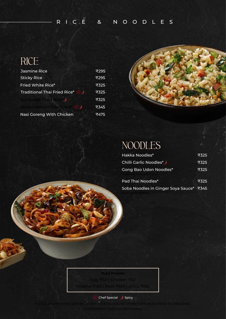 House of Wok, Mohali menu