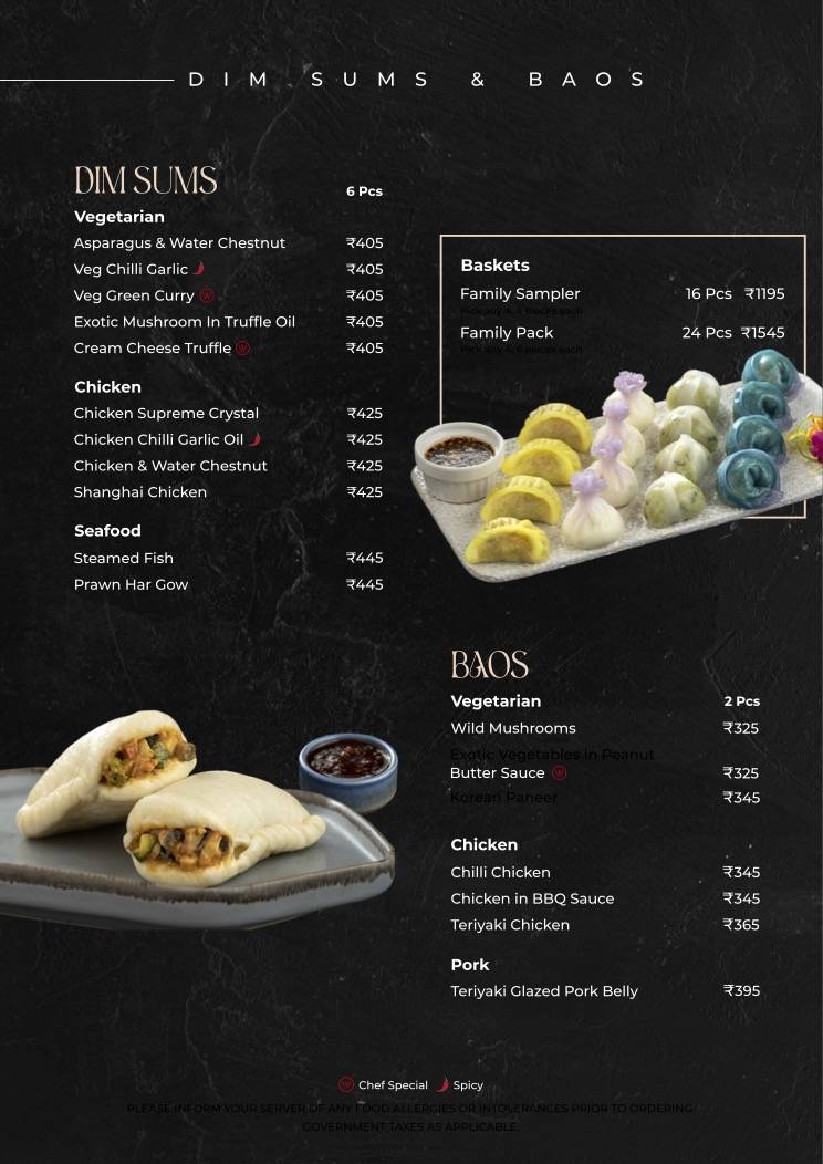 House of Wok, Mohali menu