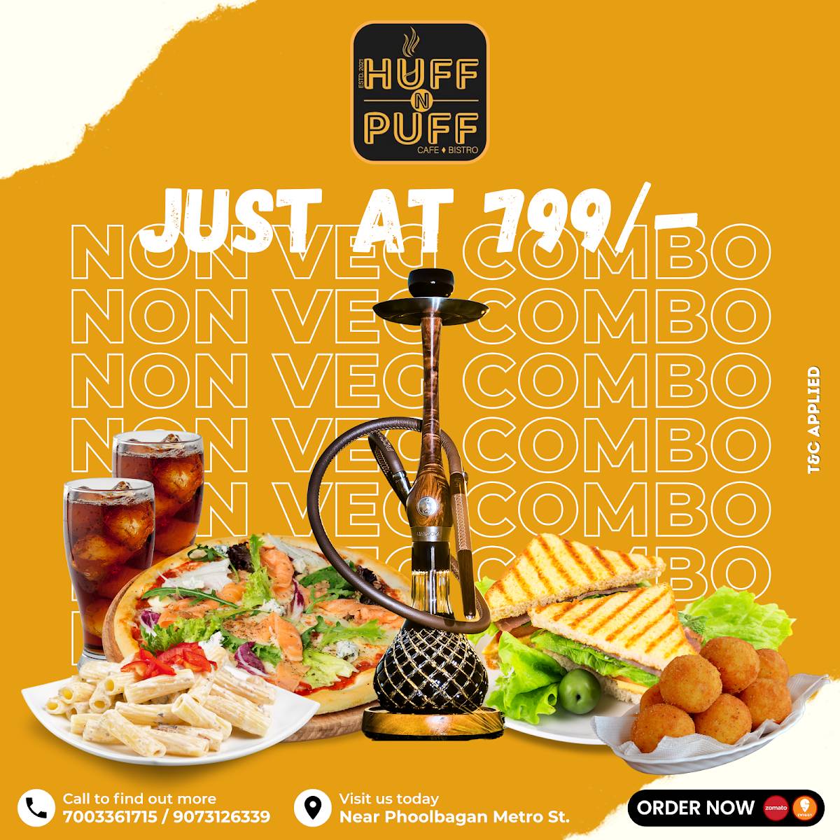 Huff N Puff menu