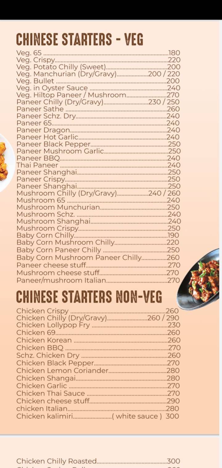 Hunger ground menu