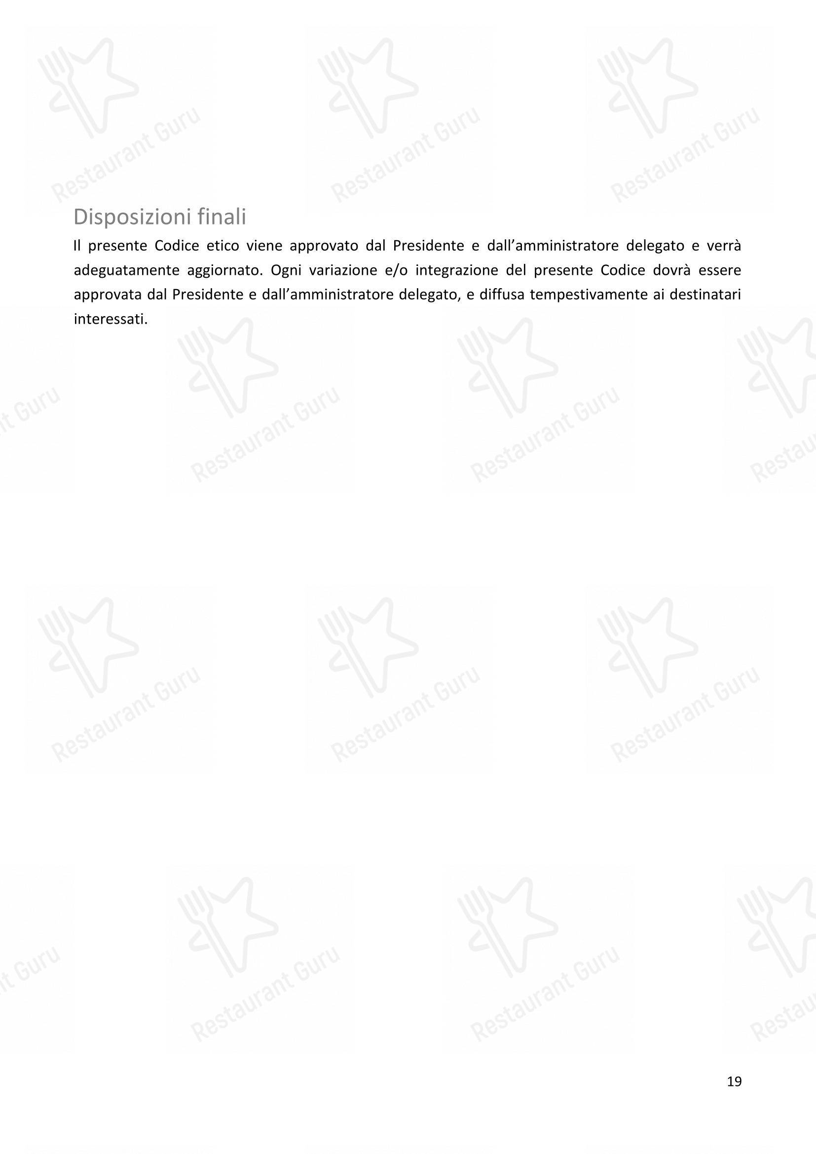 Menu di I Carracci - Takeaway Menu