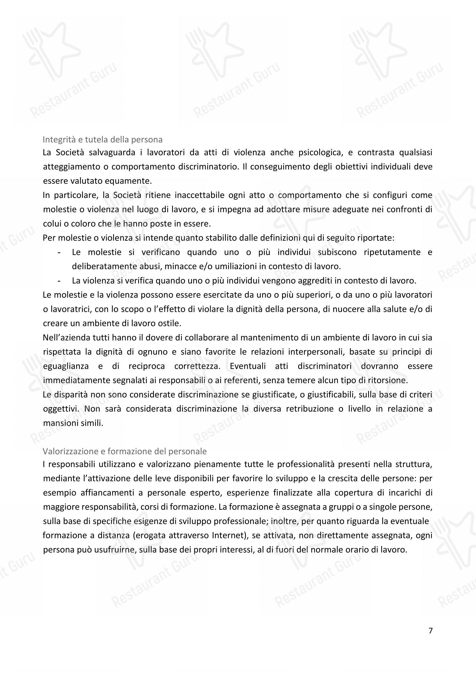 Menu di I Carracci - Takeaway Menu