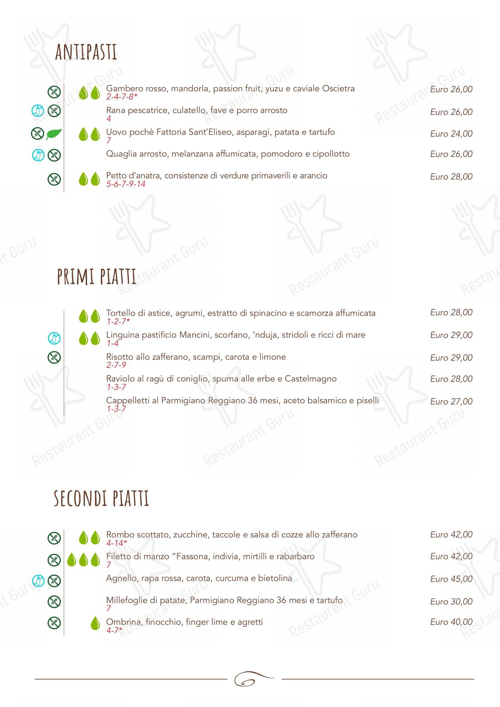 Menu di I Carracci - Takeaway Menu