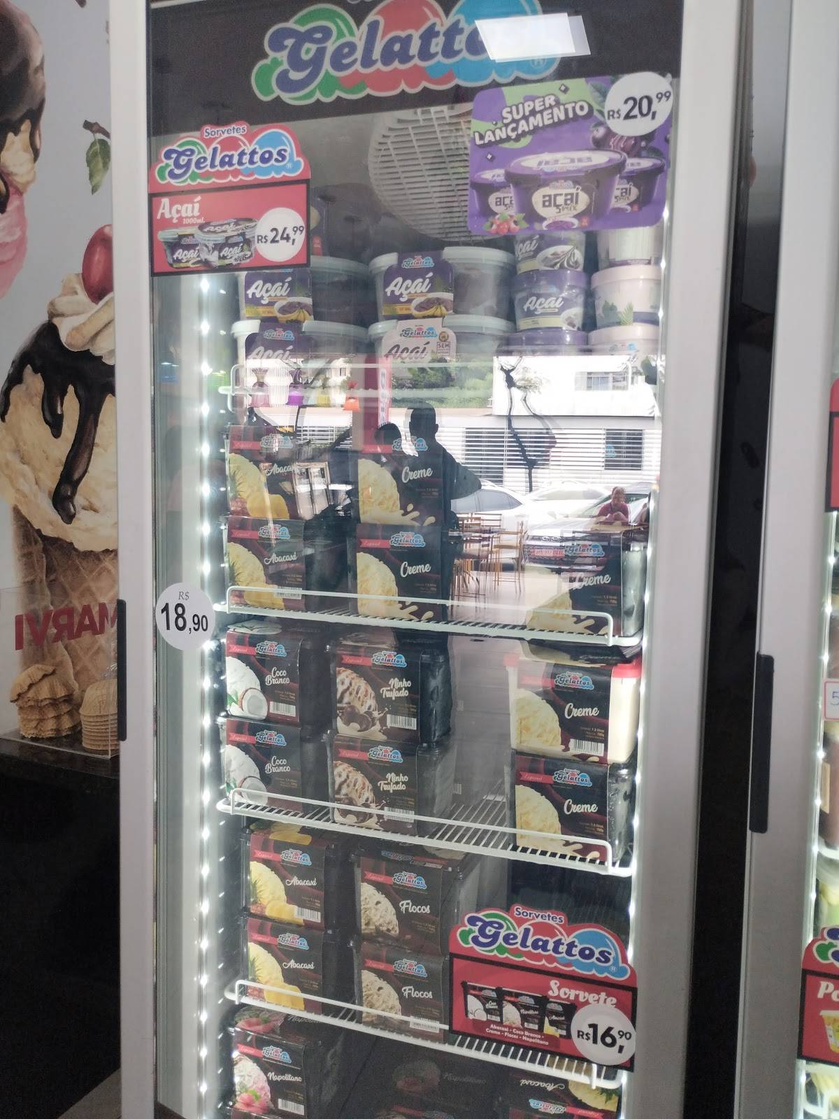 Sorveteria Gelattos Asa norte cardápio