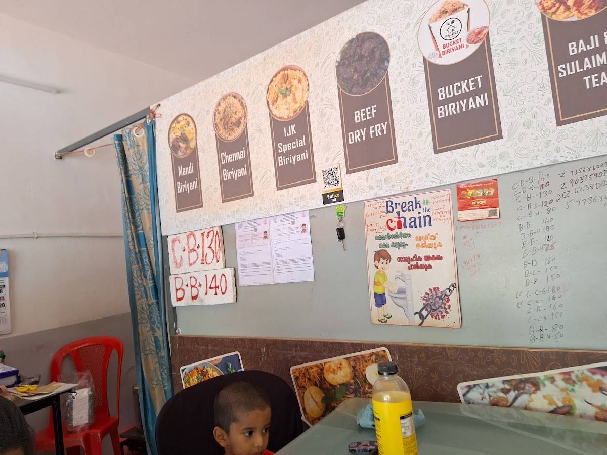 Ijk Point Biriyani Corner menu