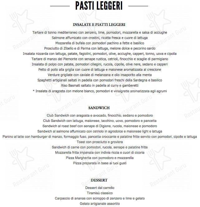 Menu di Stilla 