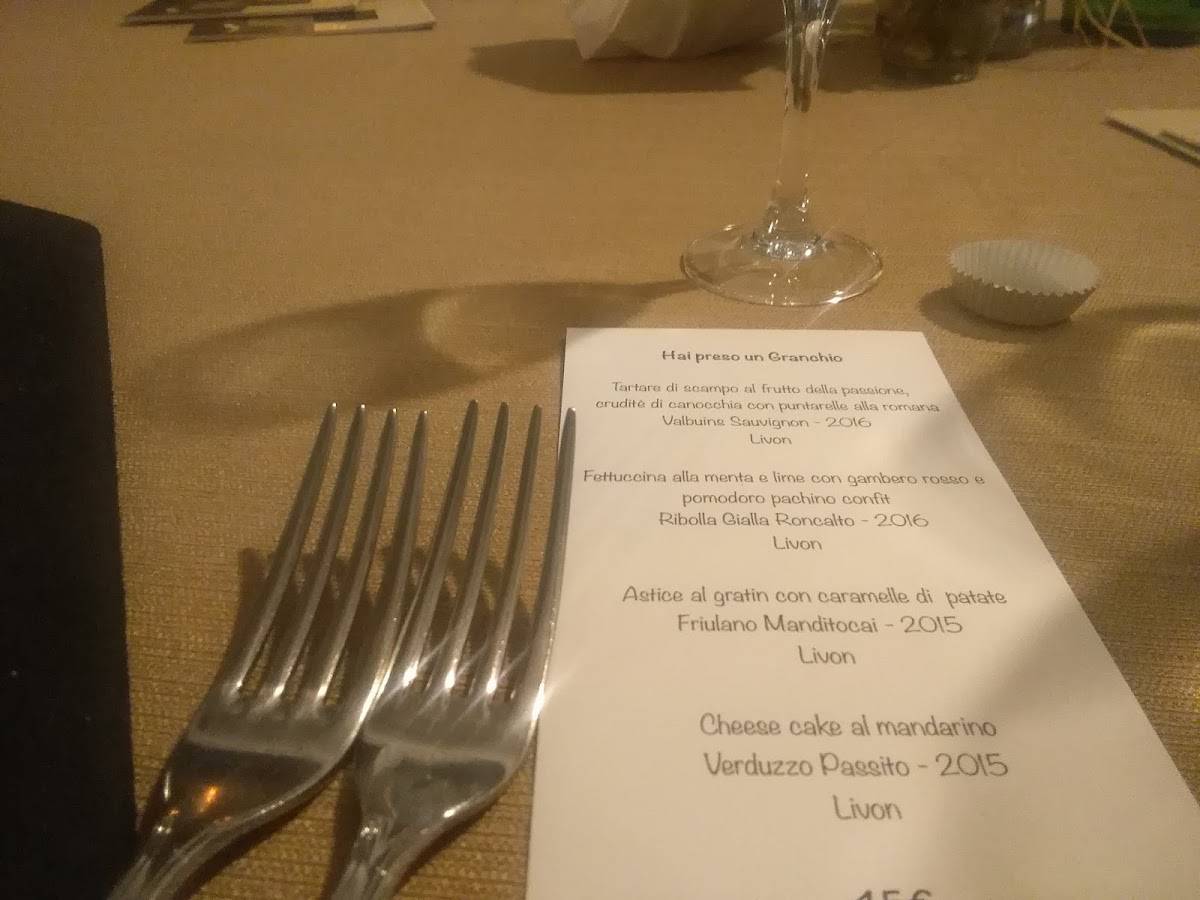 Menu di Ristorante Il Frantoio 