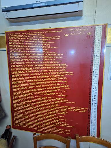 Menu di Il Rifugio Del Re 