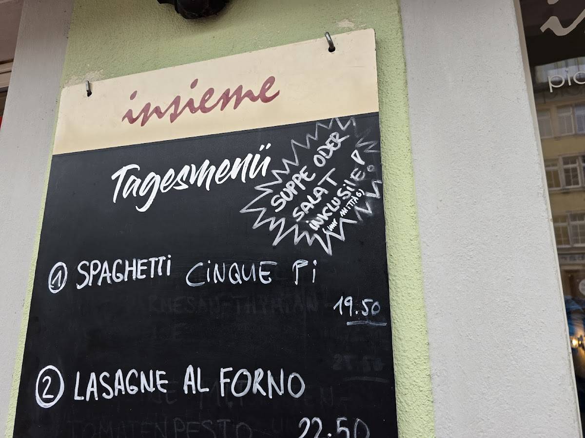 Menu di Insieme Piadineria 