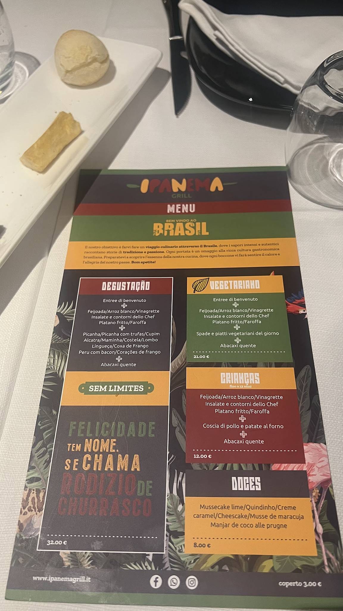 Menu di Ipanema Grill 
