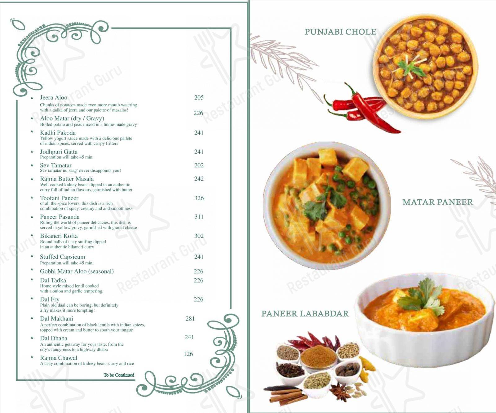 The ˌɡôrˈmā menu
