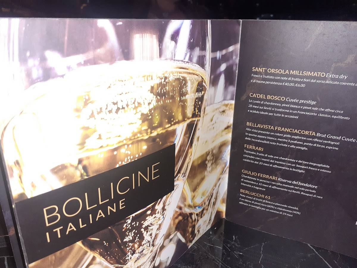 Menu di Jolie Champagneria Napoli 