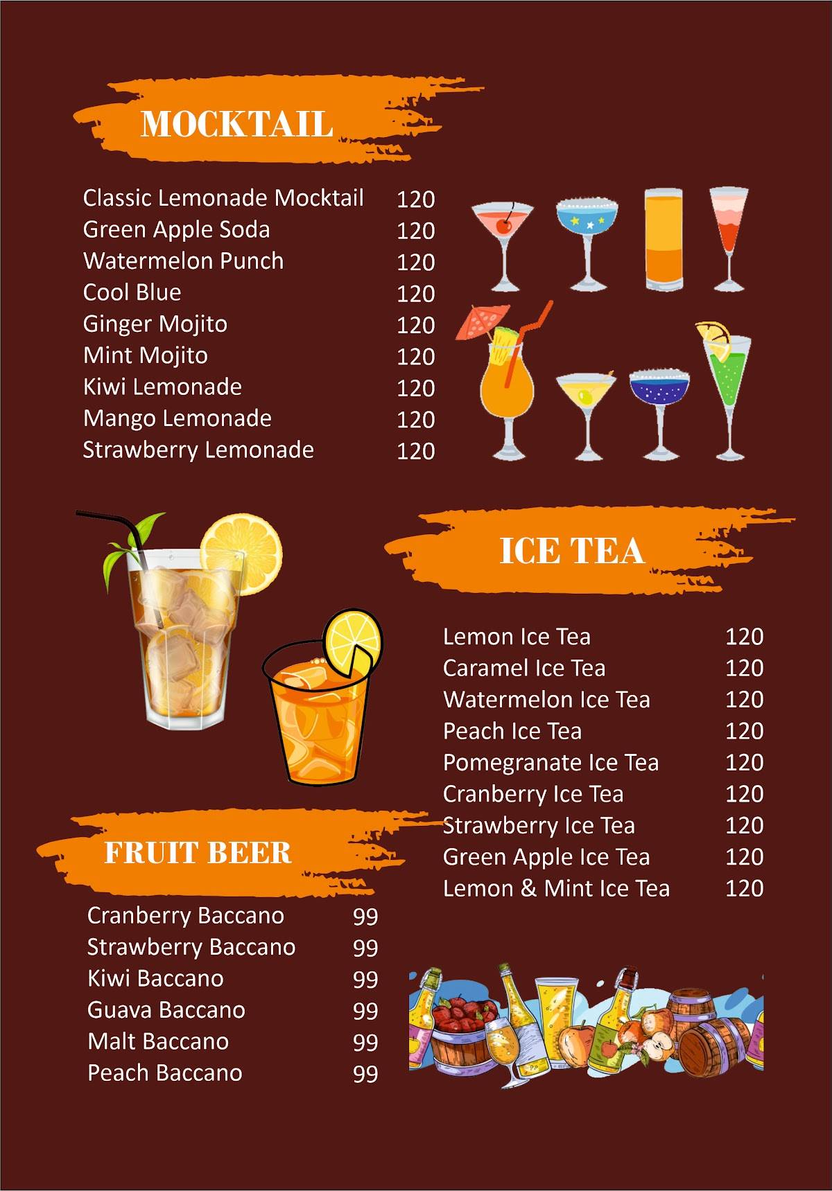 Just Bake Cake Shop & Coffee House Kolhapur menu