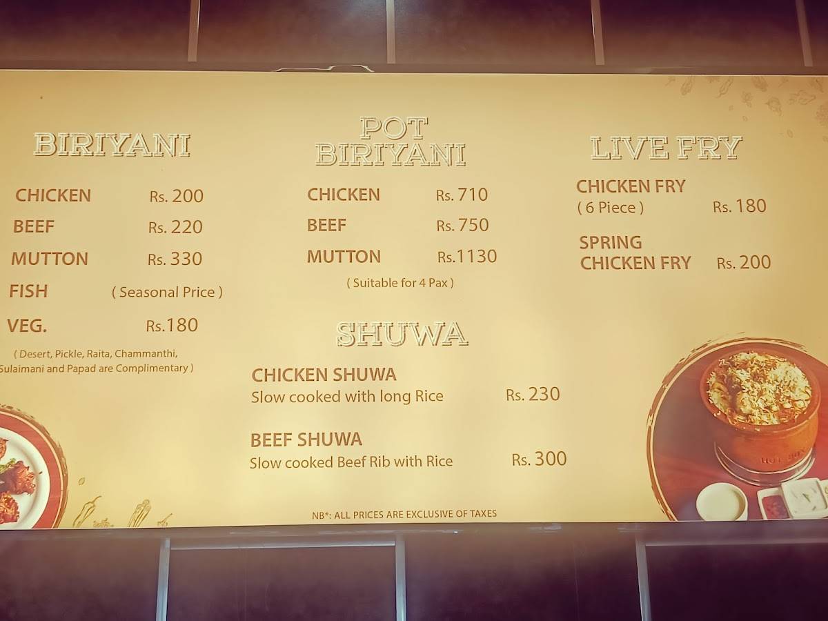 Hotbox Kitchen menu