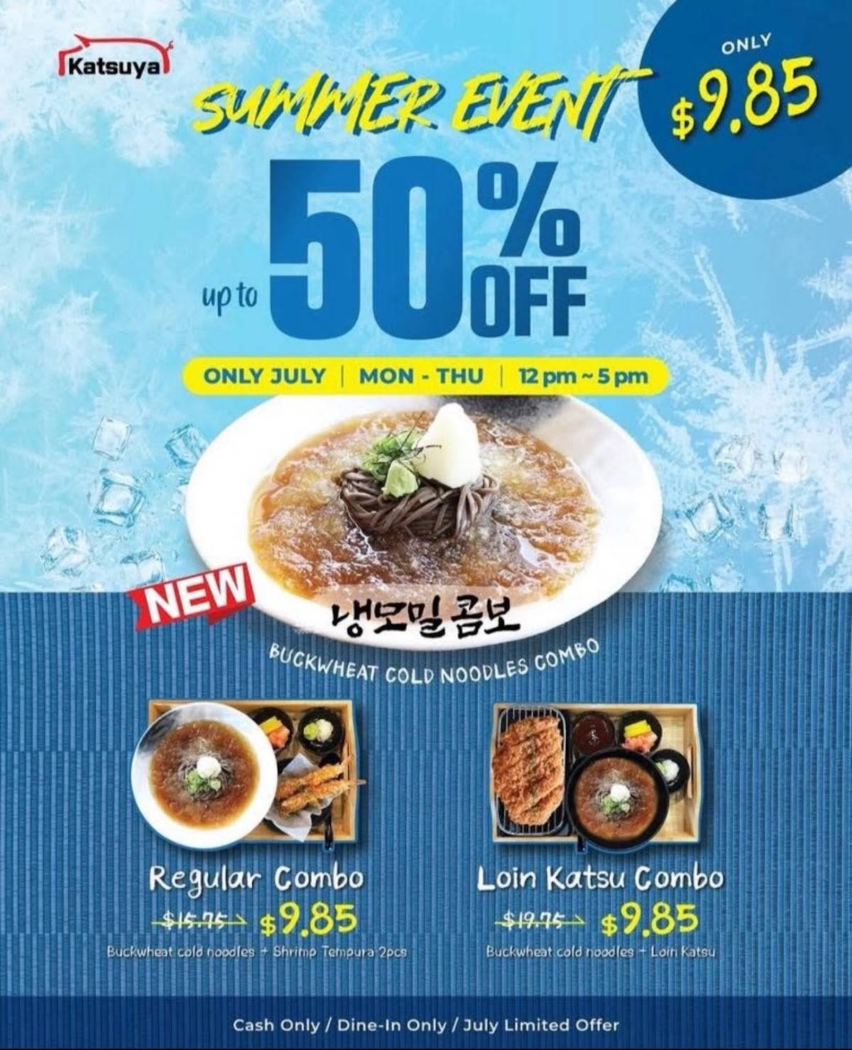 Menu de Katsuya