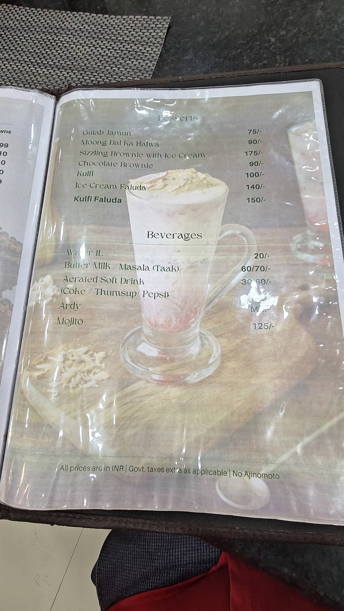 Kebabi menu