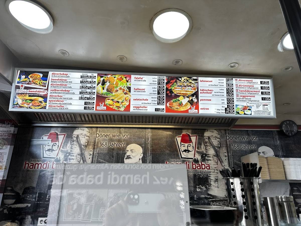 Menu de Kebapci Hamdi Baba Alt-Tempelhof