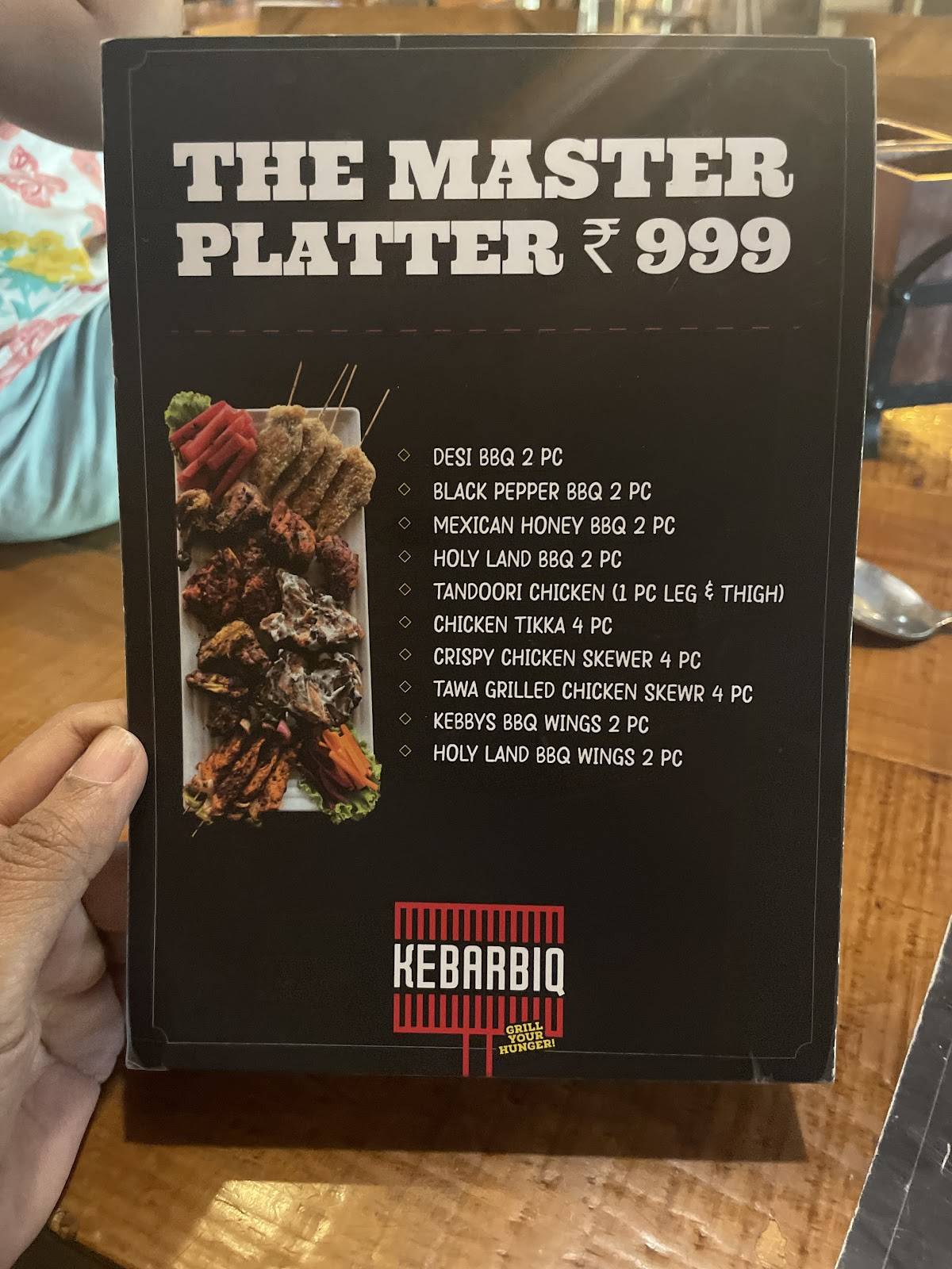 Kebarbiq menu
