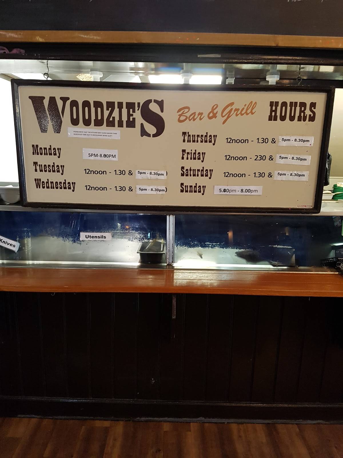 Menu at Kensington Tavern pub & bar, Whangarei