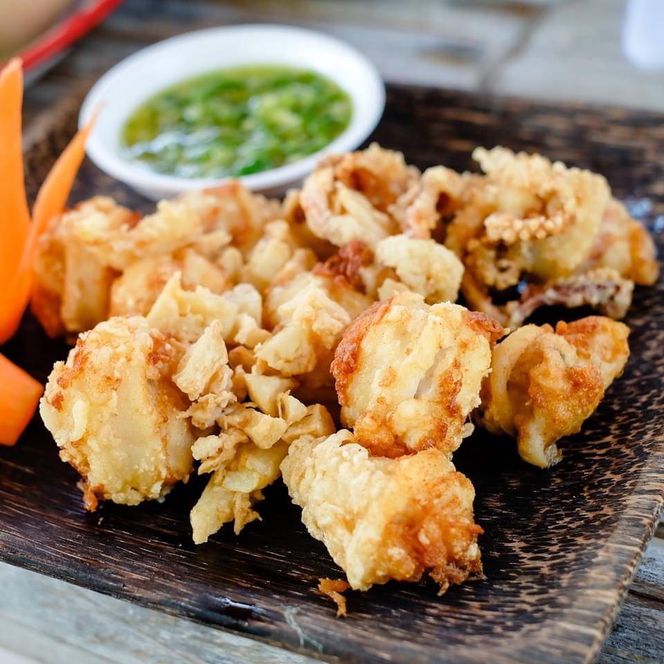 Menu at Kin Dee restaurant, Mai Khao