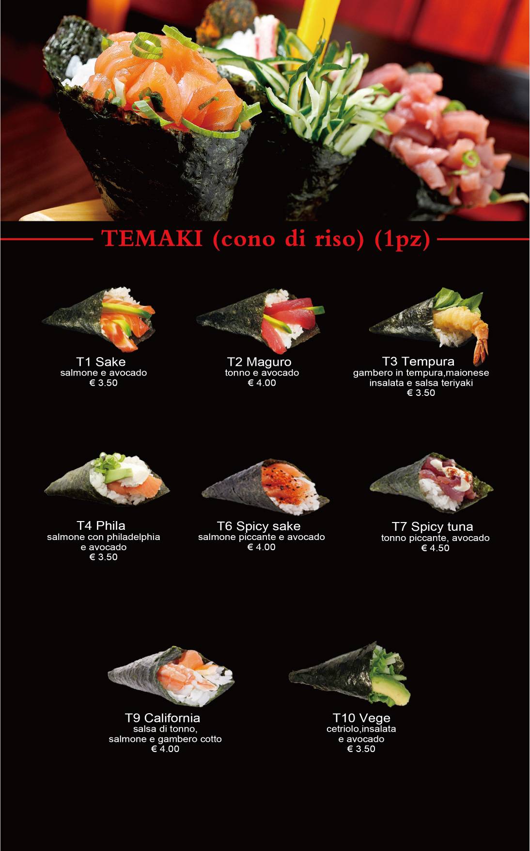 Menu di King Sushi 