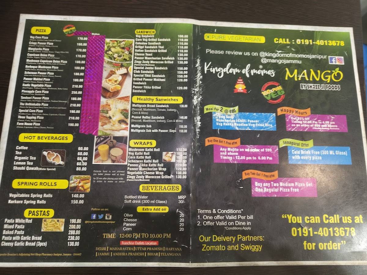 Kingdom Of Momos JANIPUR(MANGOJANIPUR) menu