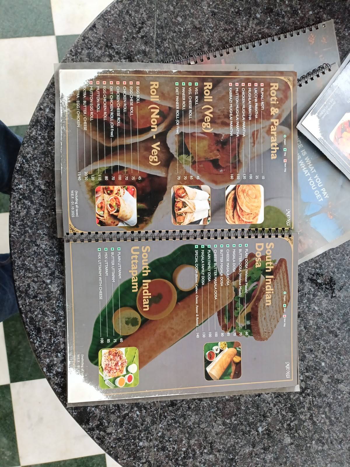 Benfish Garden Cafe menu