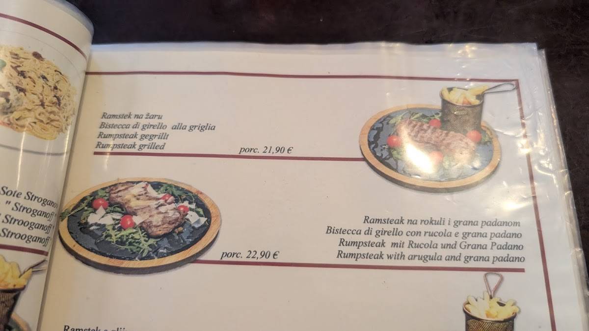 Menu di Konoba restaurant Neptun (Pizza grill seafood) 