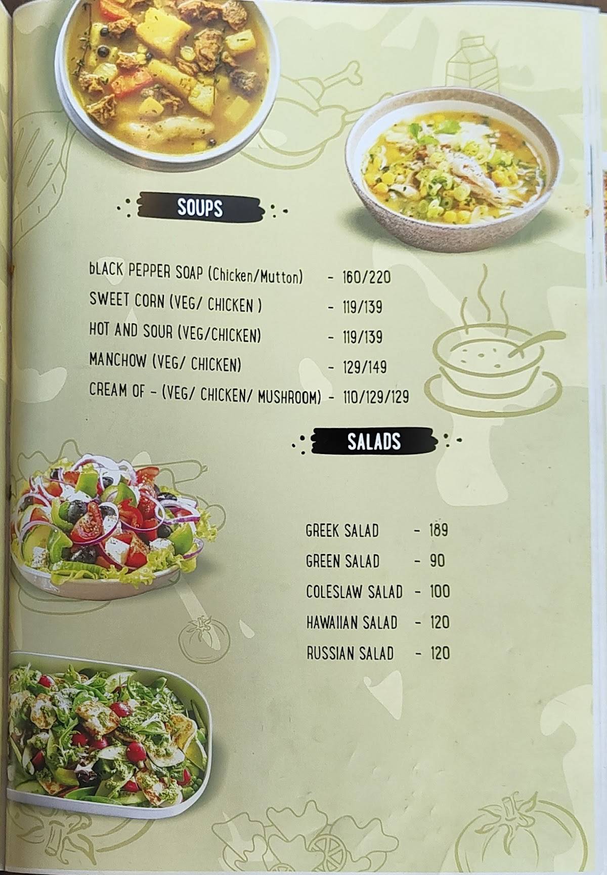Nusrat Restaurant menu