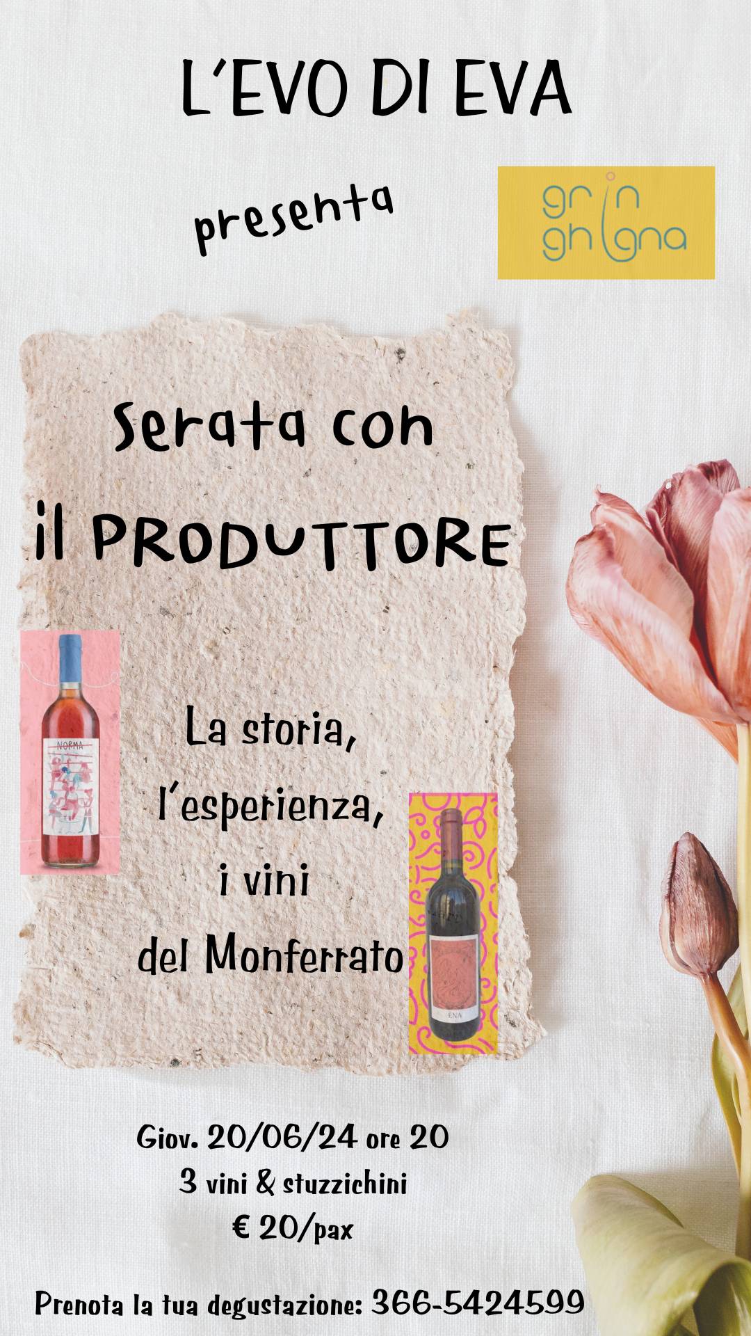 Menu di L'evo Di Eva 