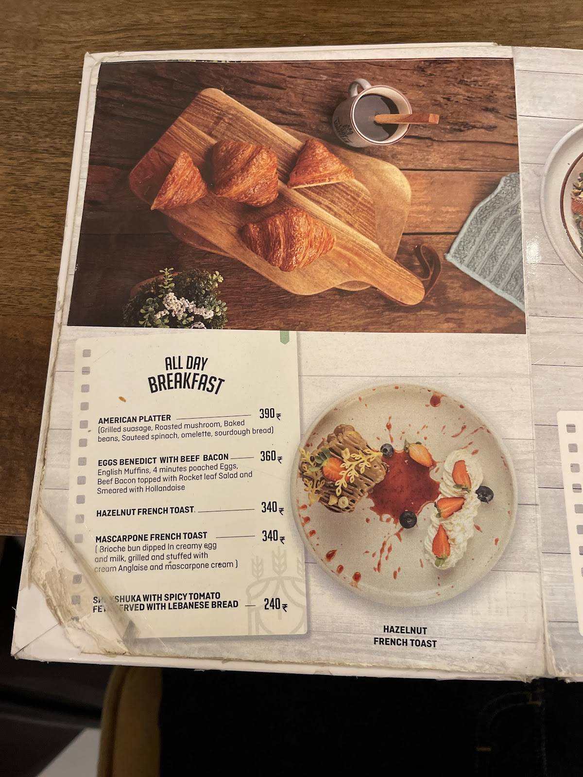 LADY LOAFELLA menu