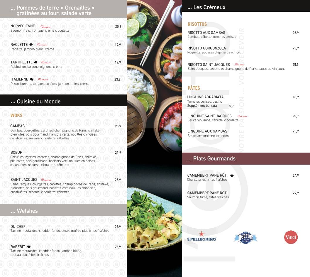 Menu de L'Edito Dijon