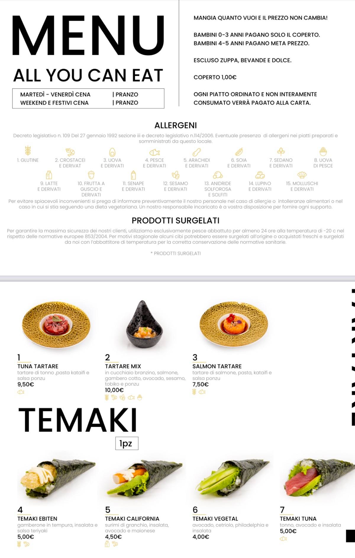 Menu di LH wok ristorante 