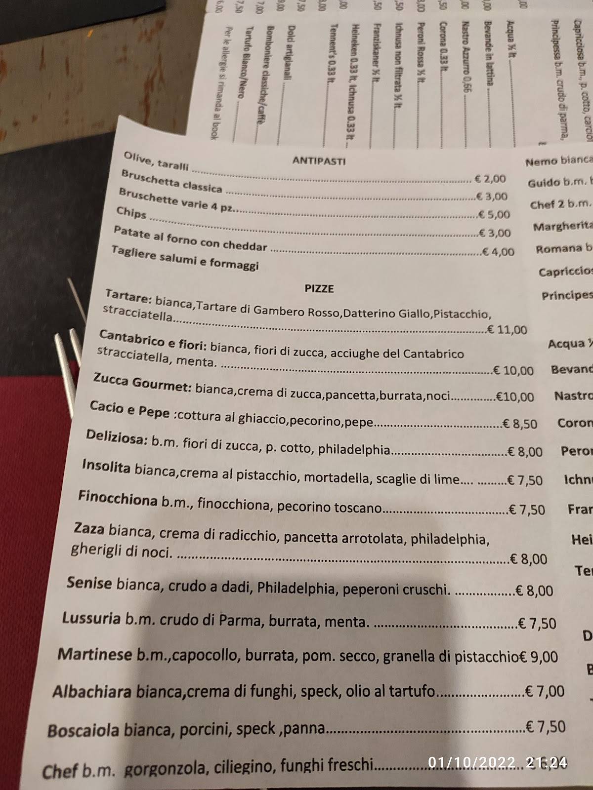 Menu di LO CHEF 