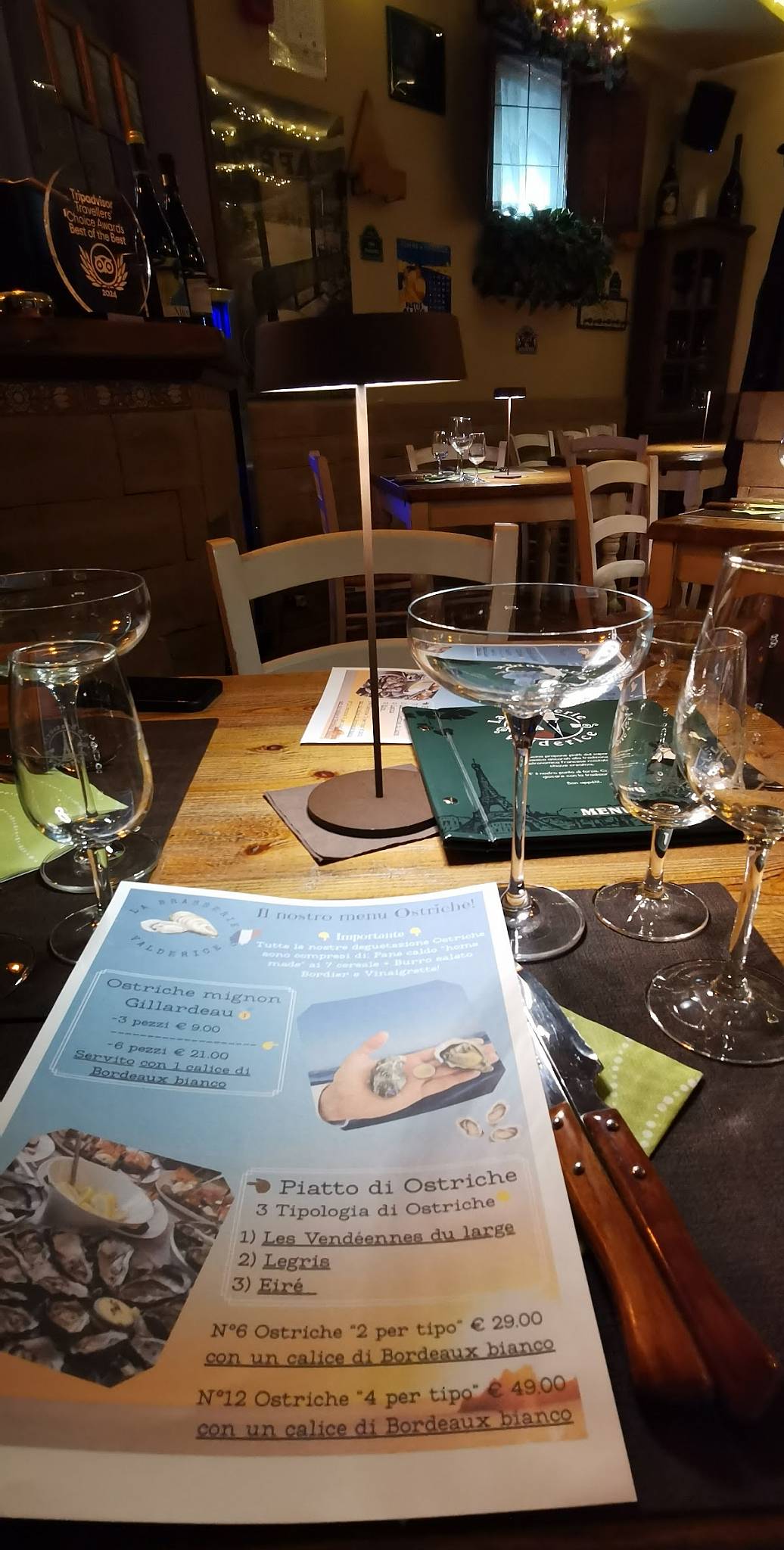 Menu di La Brasserie Valderice 