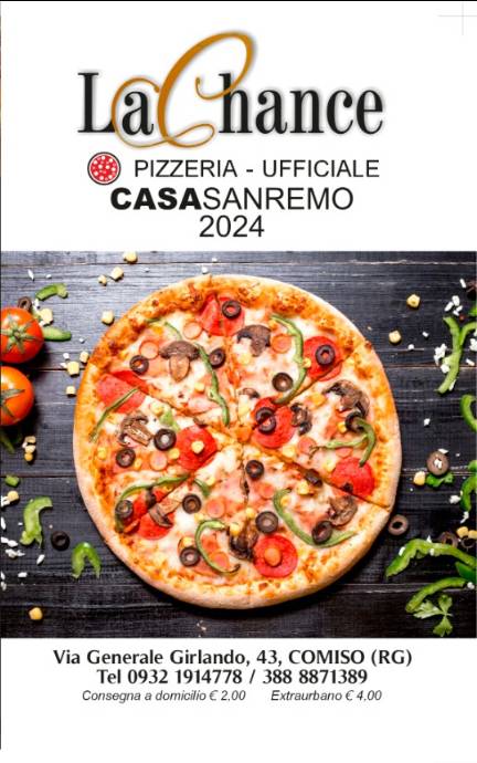 Menu di La Chance Pizzeria Kebab 