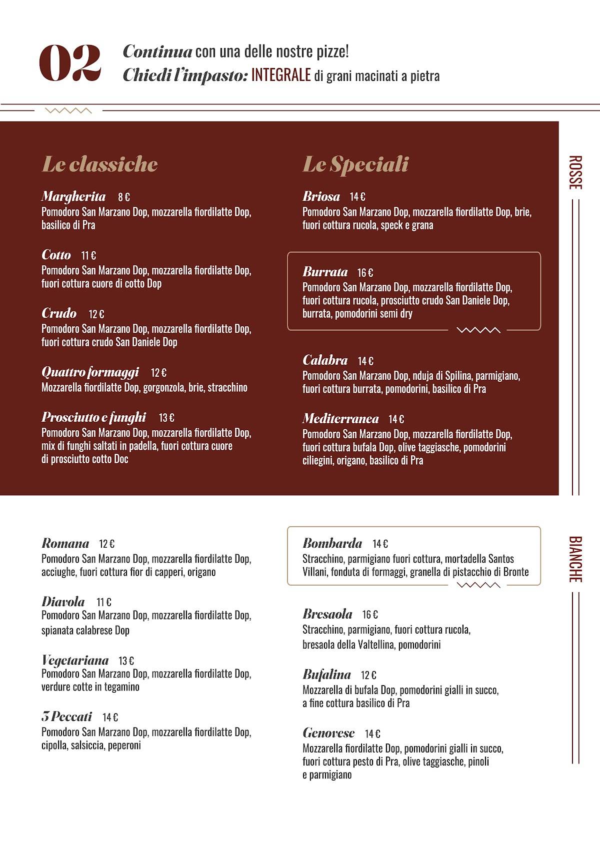 Menu di Landi Pizza & Crunch - Albaro 
