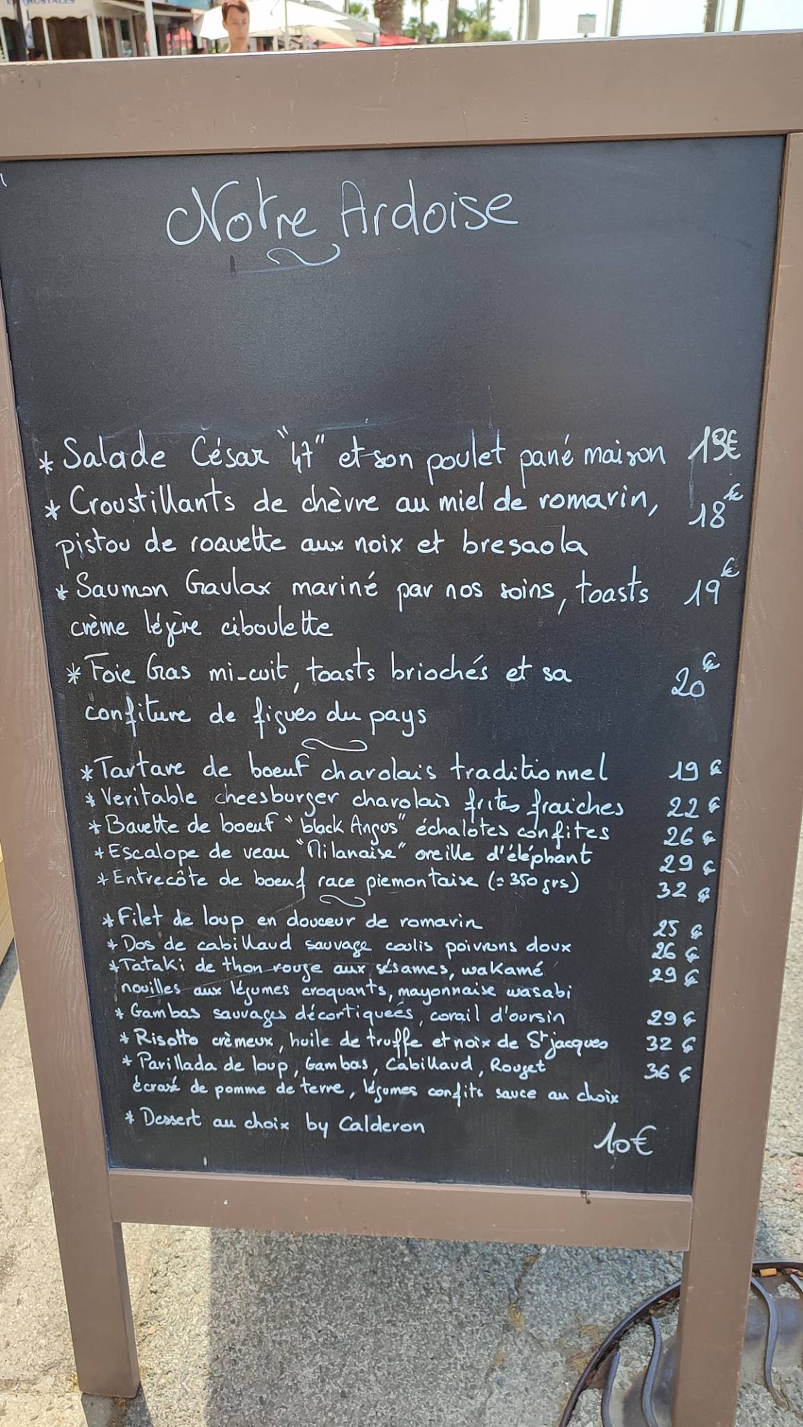 Menu de Le 47