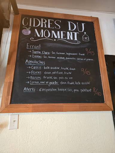 Menu de Le Billig