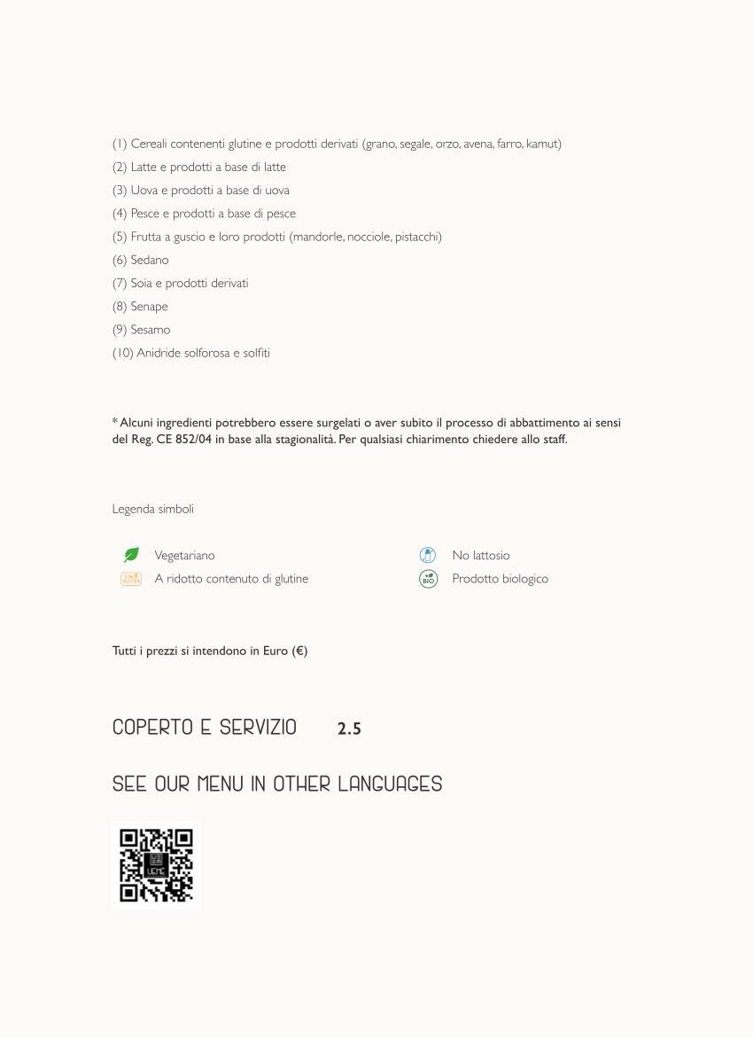 Menu di Uemé 