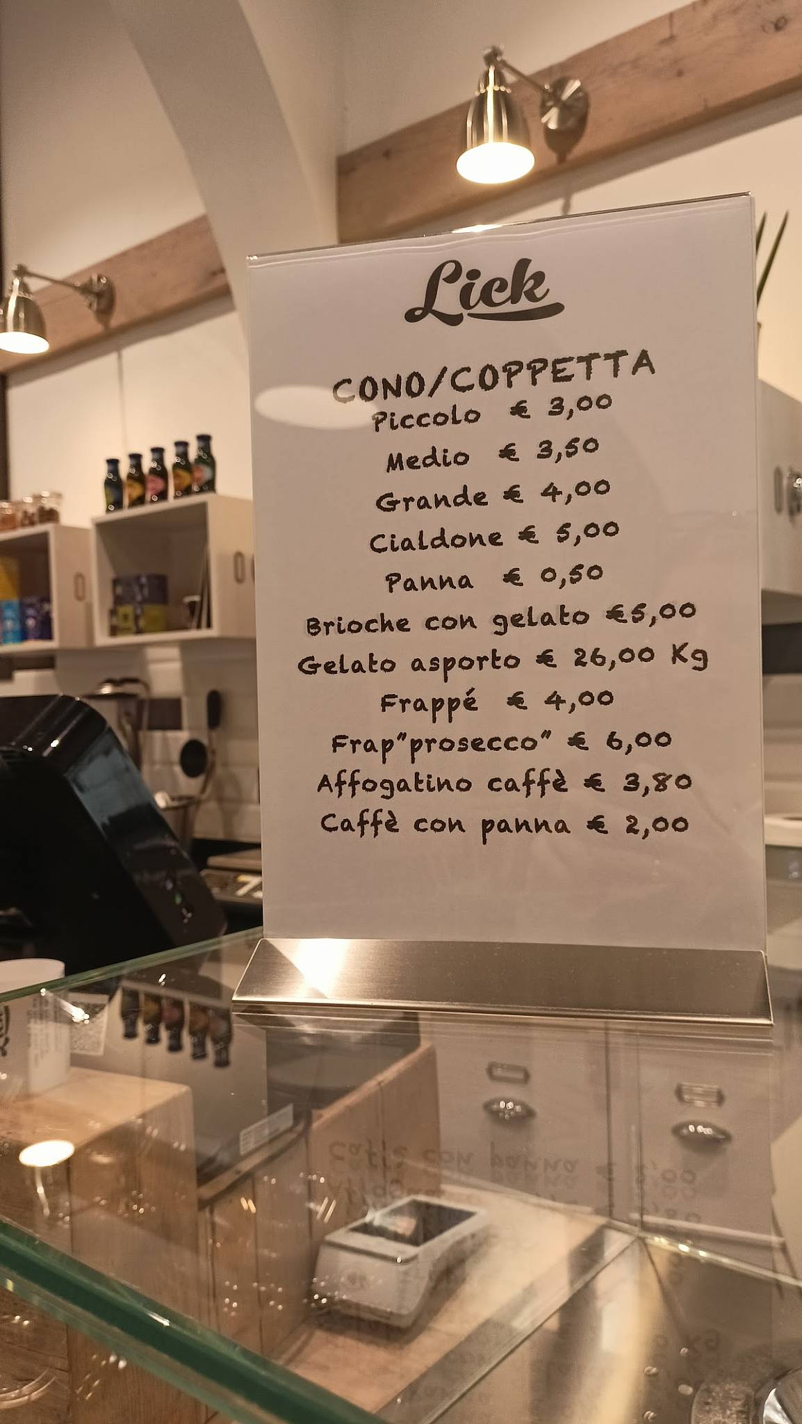 Menu di Lick 