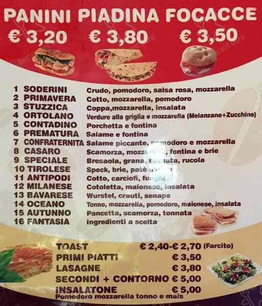 Menu di Lili Caffè 