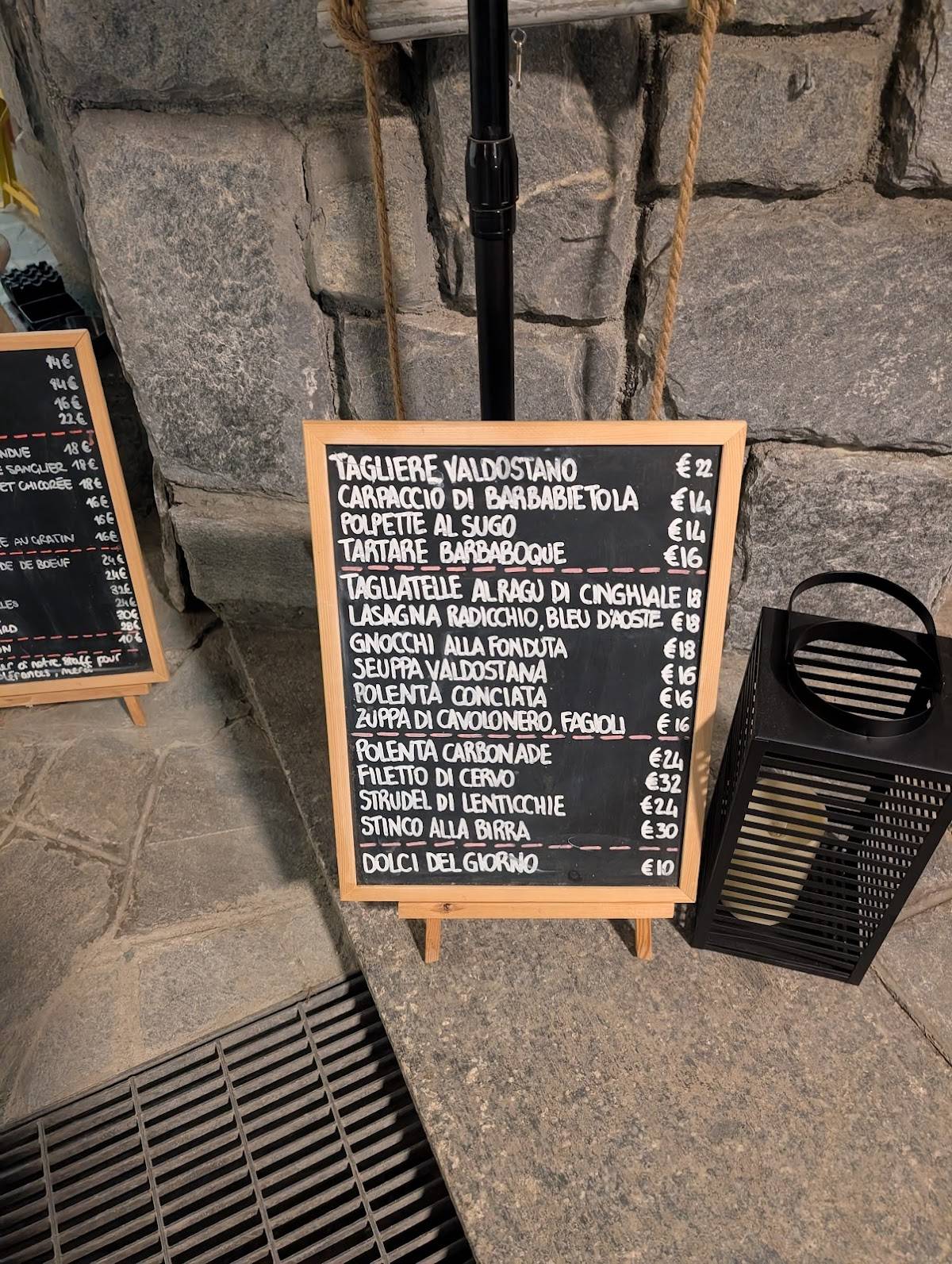 Menu di Lo Barbaboque Ristrò 