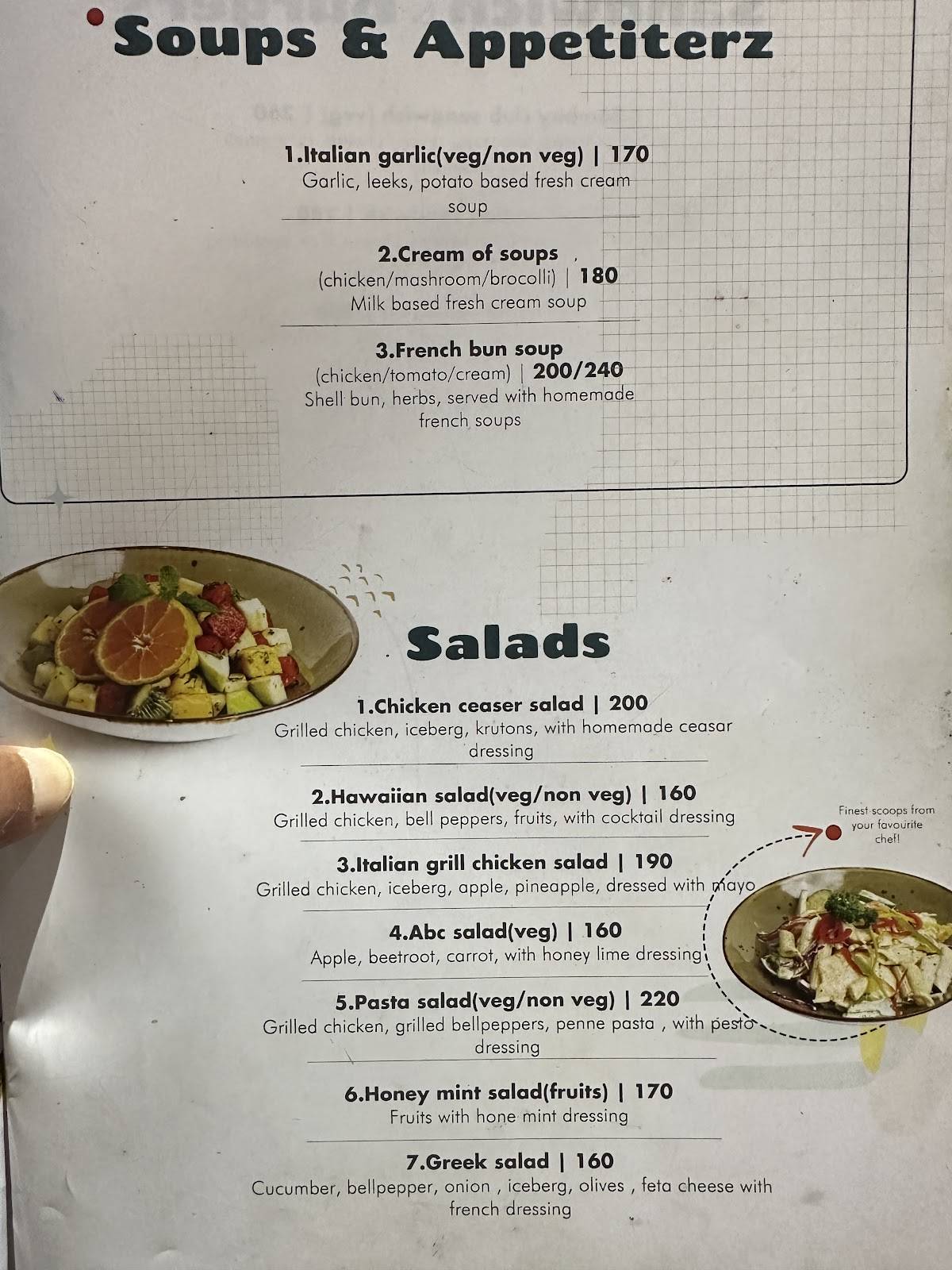 Lollino Cafe menu