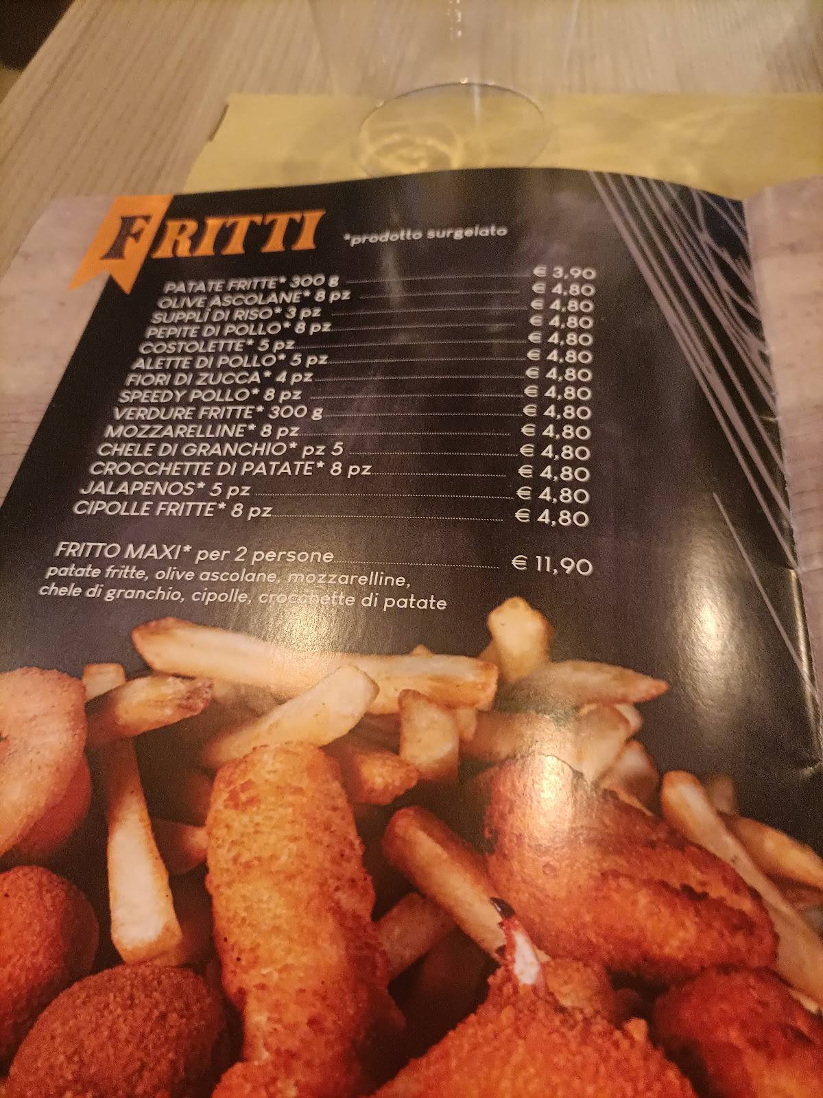 Menu di Pizzeria Longevia Viareggio 